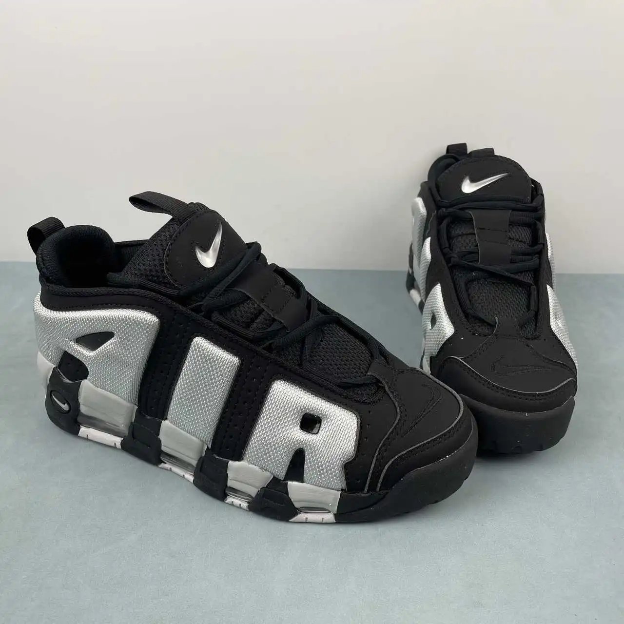 Nike Air More Uptempo Black Silver – FZ3055-001 thumbnail 2