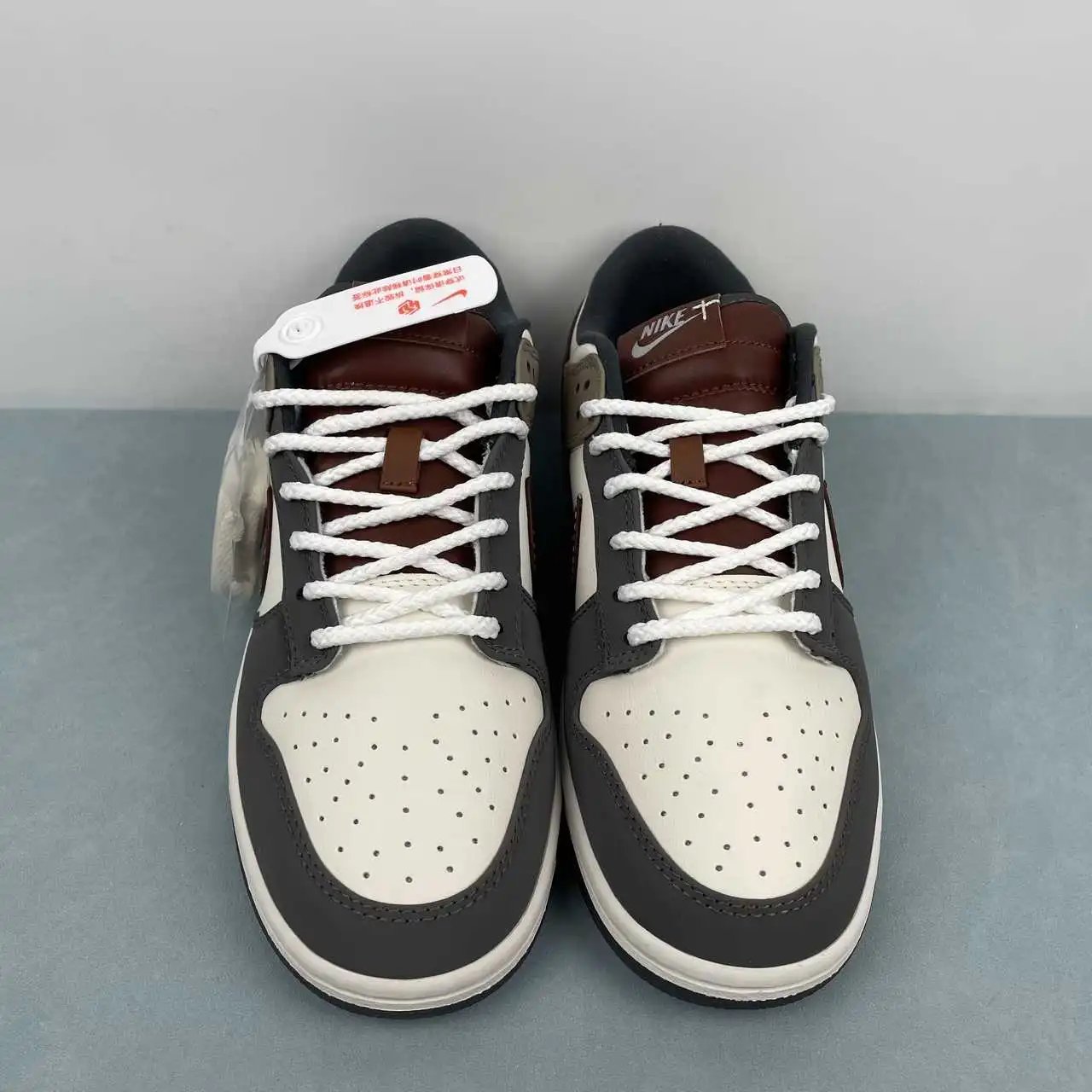 Nike Dunk Low White Brown Grey Color-Blocked – IM6670-202 thumbnail 3