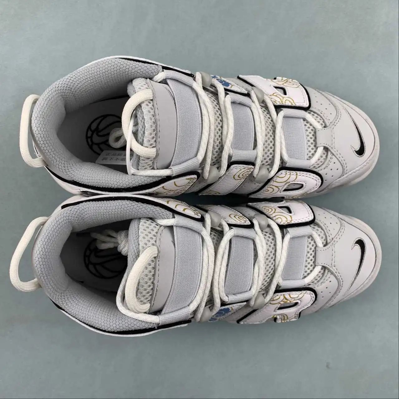 Nike Air More Uptempo Grey Blue – FB3021-001 thumbnail 4