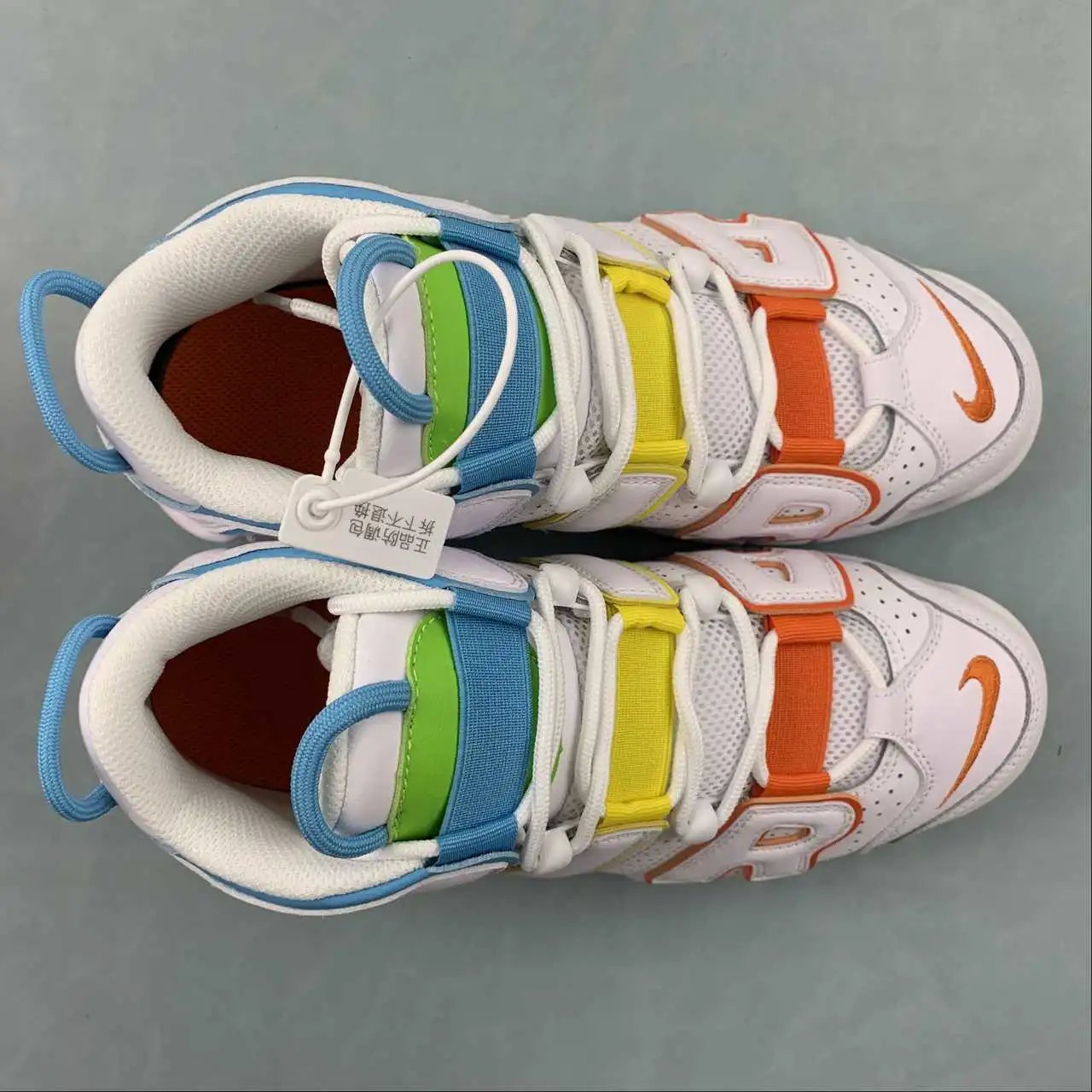 Nike Air More Uptempo White Rainbow Candy Color – FJ4624-100 thumbnail 4