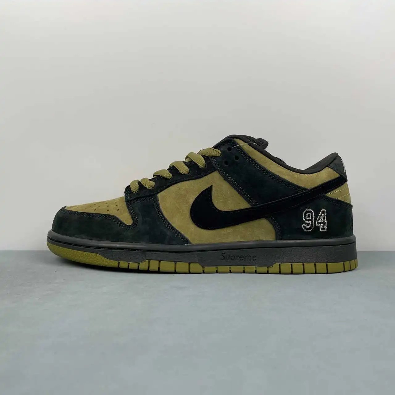 Nike Dunk Low Olive Green Black Color-Blocked – HQ8487-300 thumbnail 4