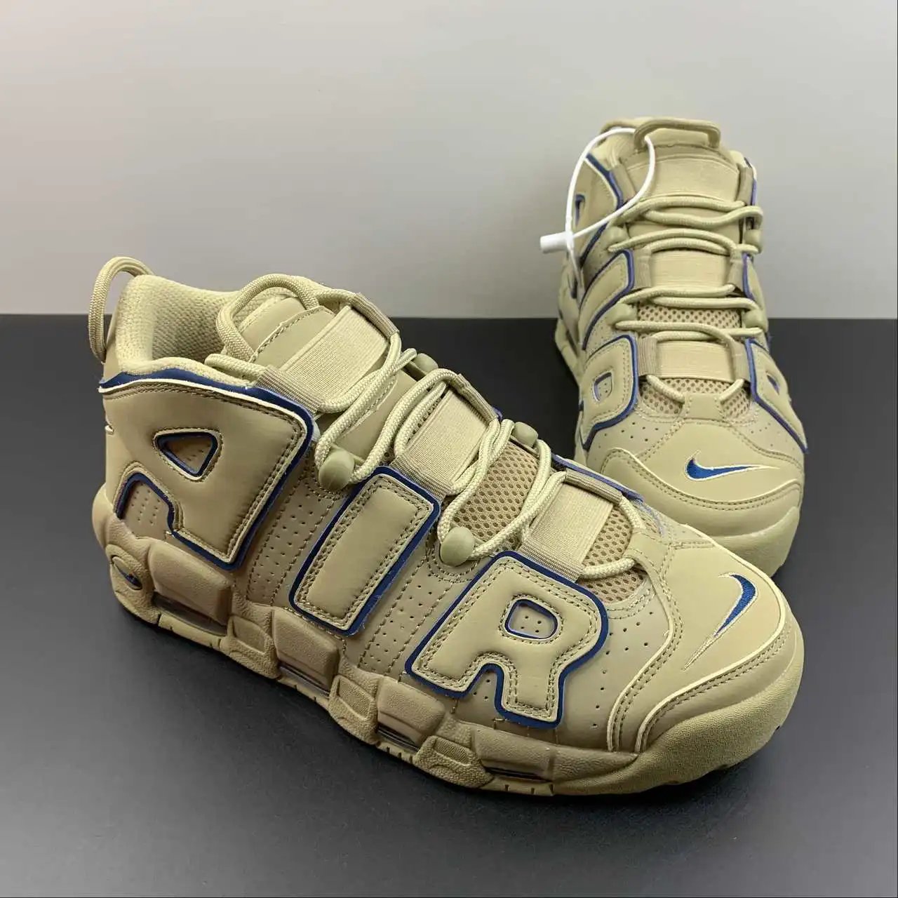 Nike Air More Uptempo Khaki Blue Edge – DV6993-200 thumbnail 2