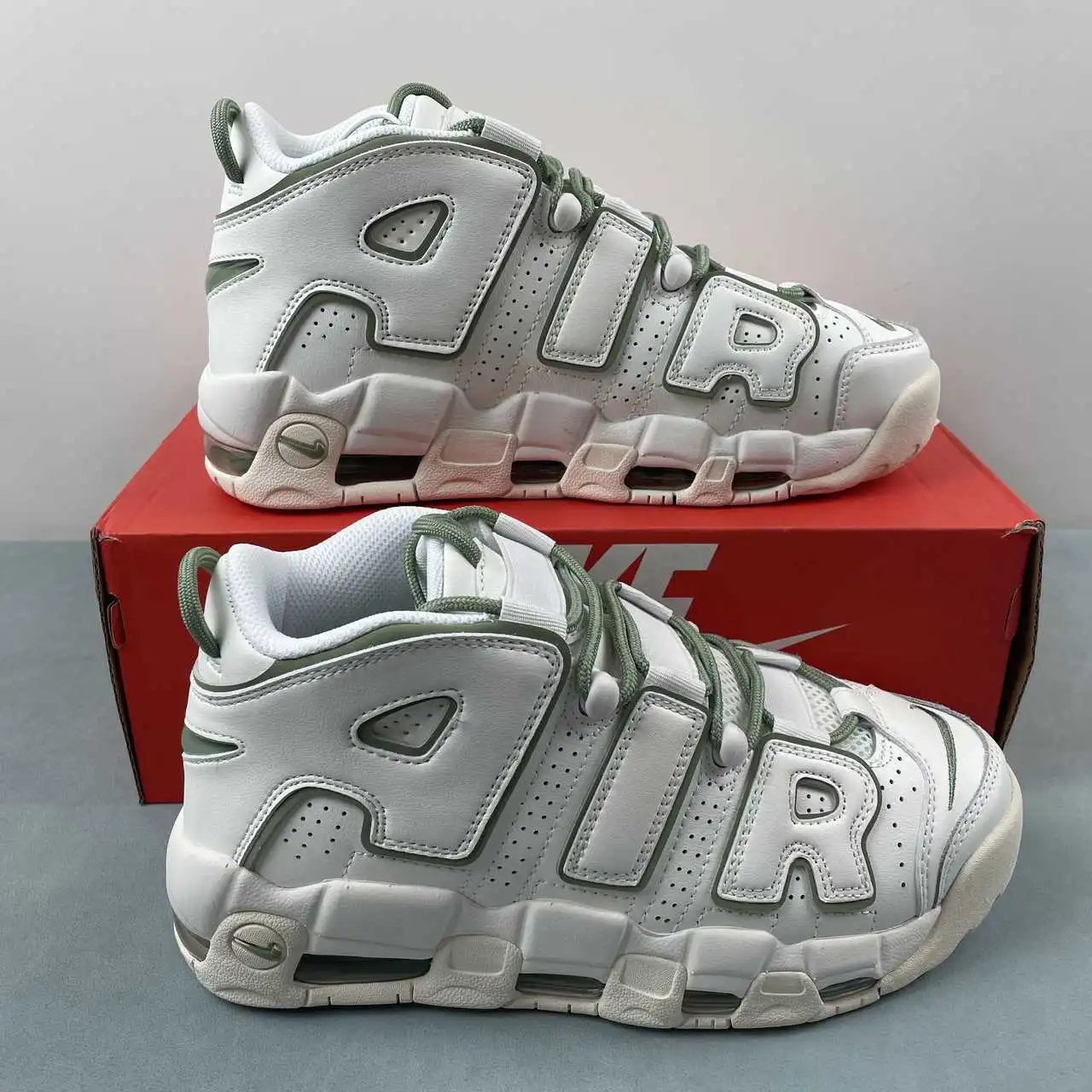 Nike Air More Uptempo Low White Green – FQ8211-100