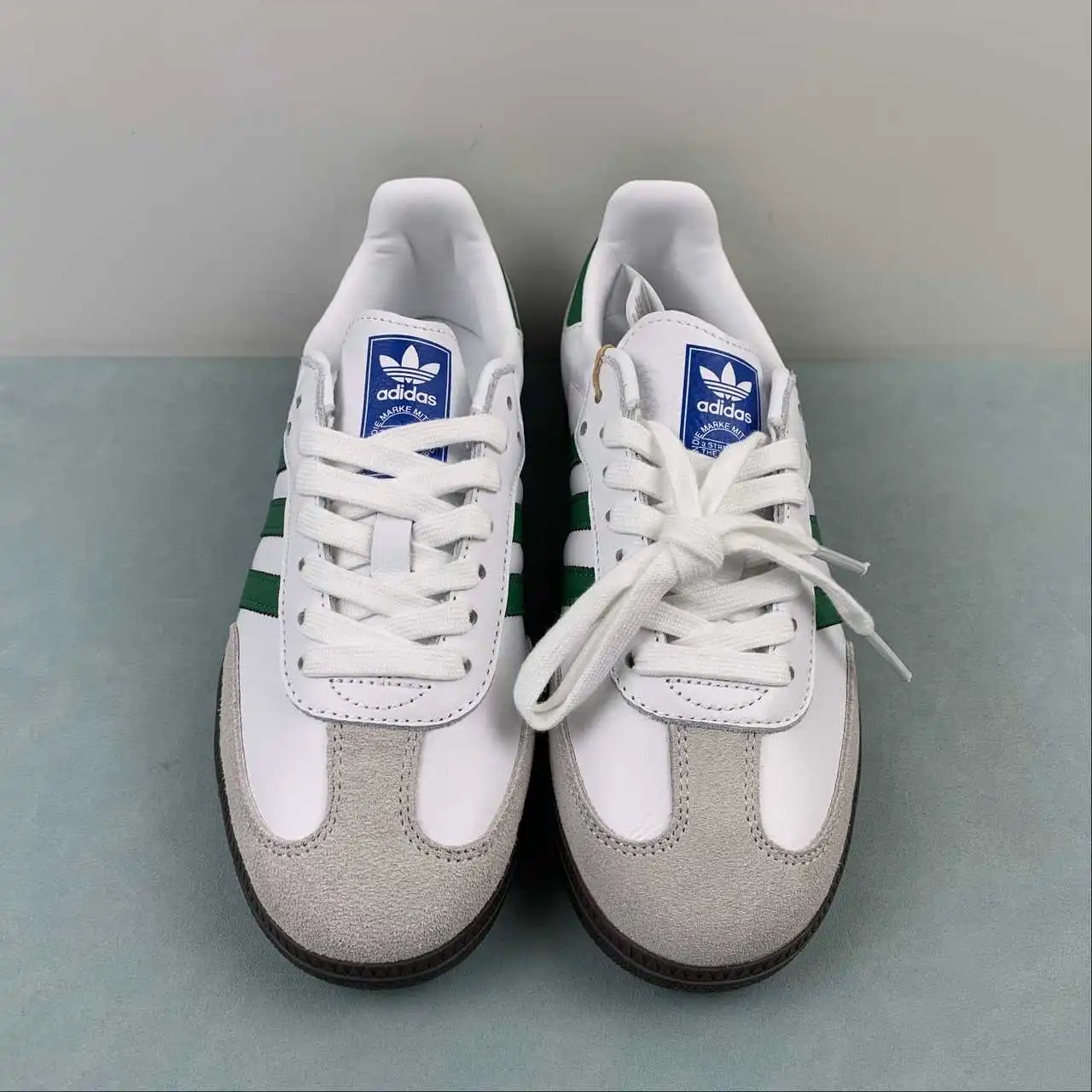 ADIDAS SAMBA 白绿 IG1024 thumbnail 3
