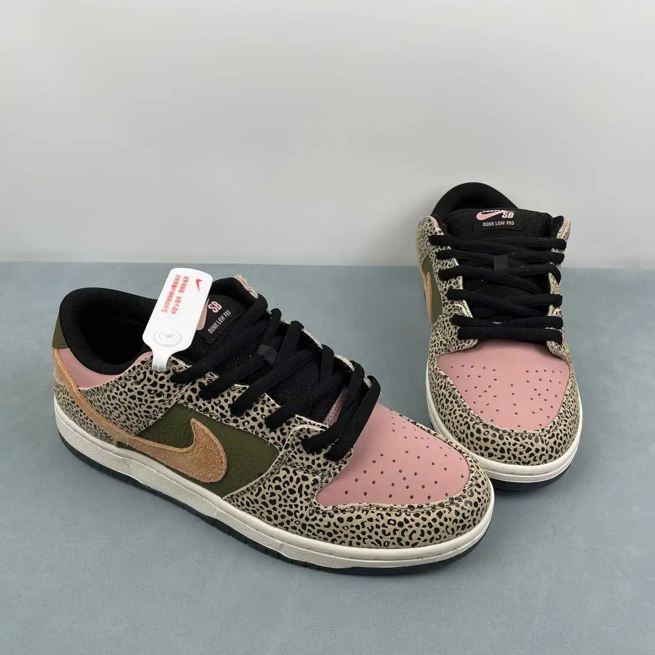 Nike Dunk Low Leopard Print Pink Green Color-Blocked – IH3211-200 thumbnail 2