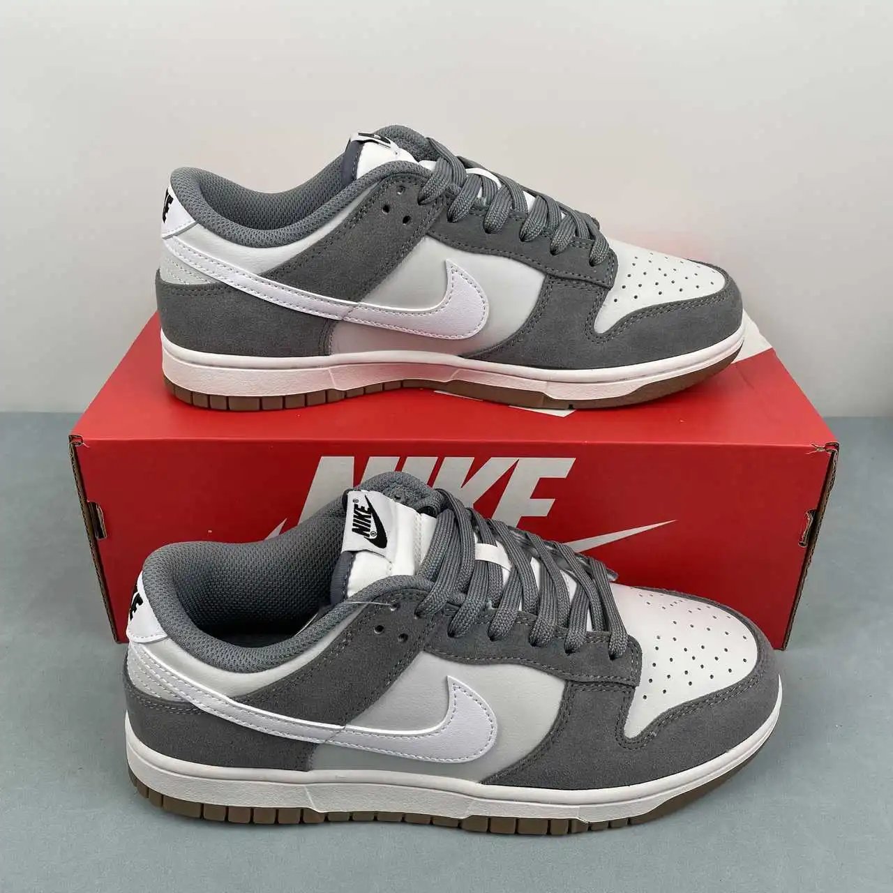 Nike Dunk Low Grey White Brown Color-Blocked – IB6399-001
