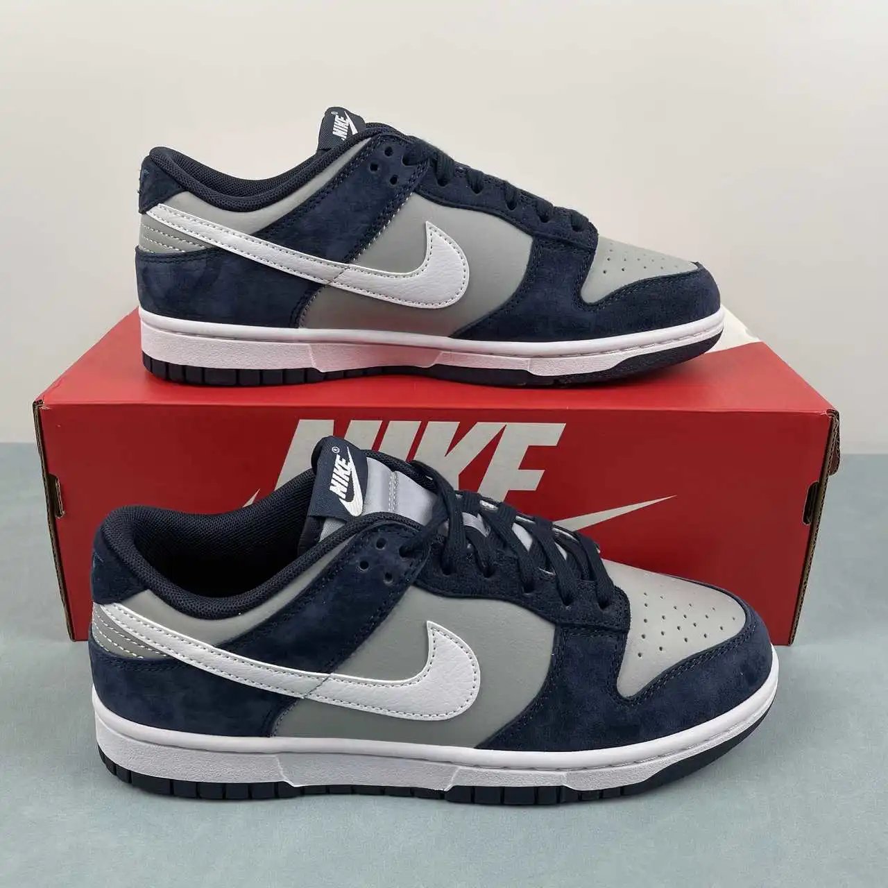 Nike Dunk Low Dark Blue Grey Color-Blocked – IB3079-400