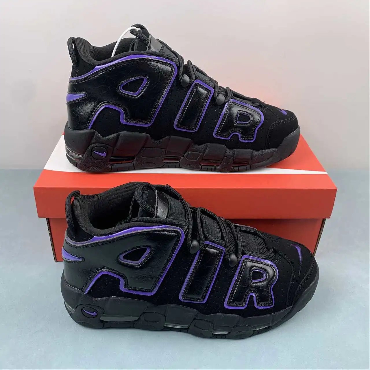 Nike Air More Uptempo Black Purple – DV1879-001