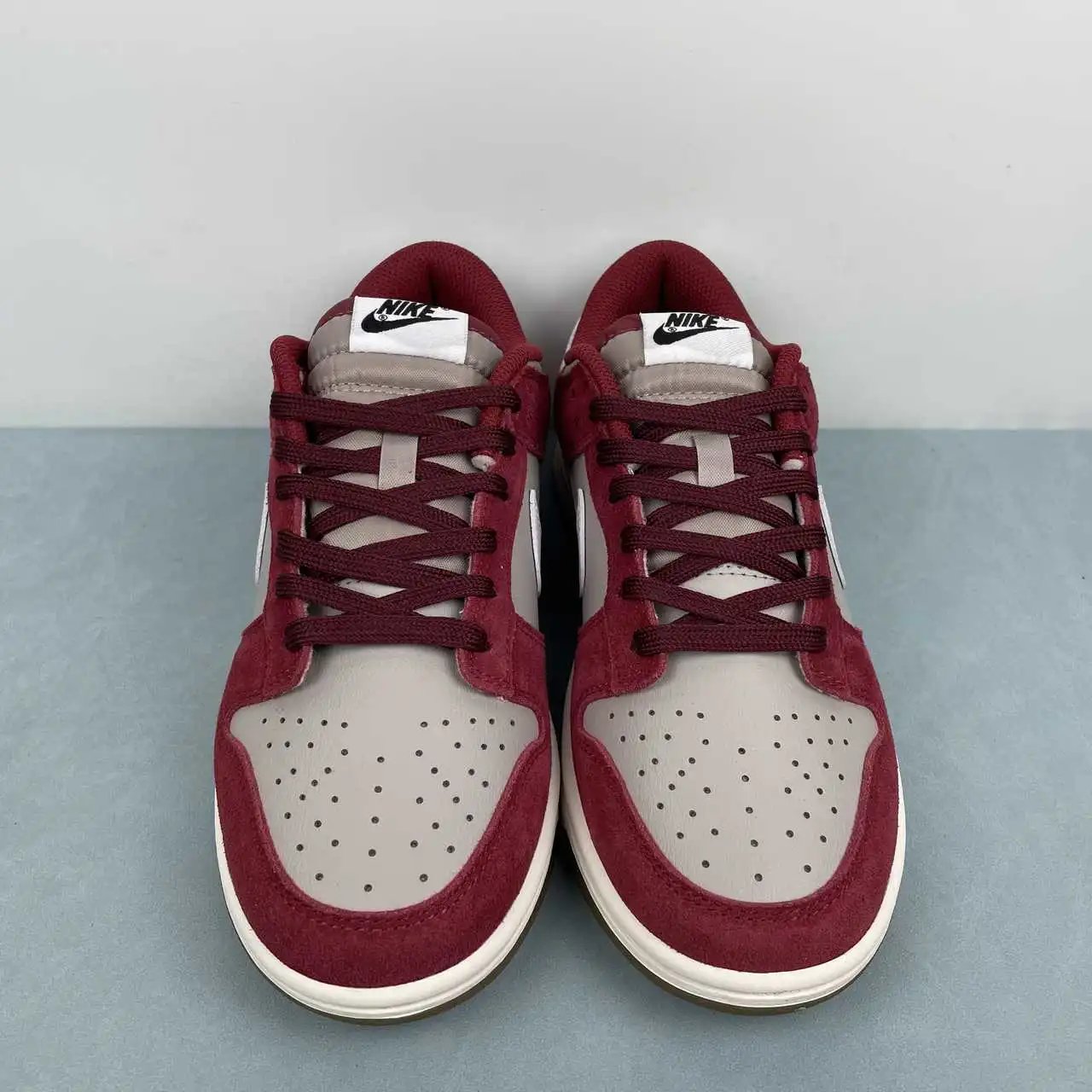 Nike Dunk Low Burgundy Grey – IB6399-004 thumbnail 3