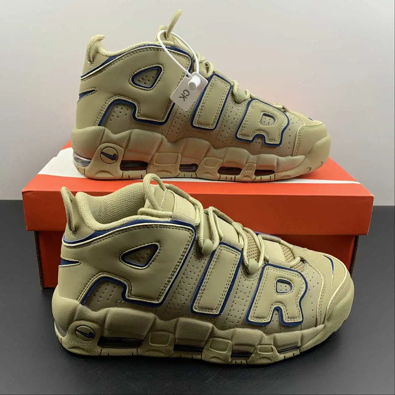 Nike Air More Uptempo Khaki Blue Edge – DV6993-200