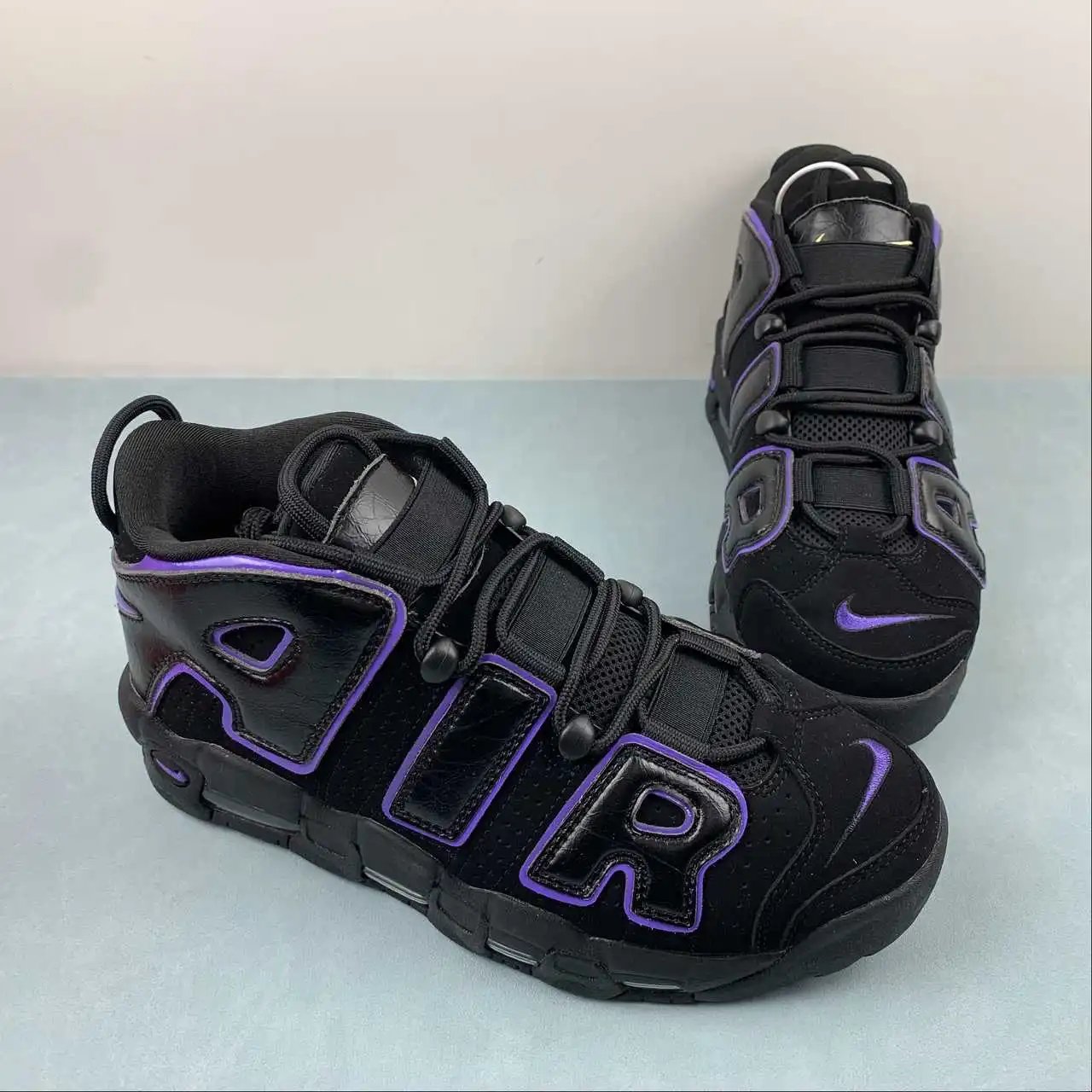 Nike Air More Uptempo Black Purple – DV1879-001 thumbnail 2