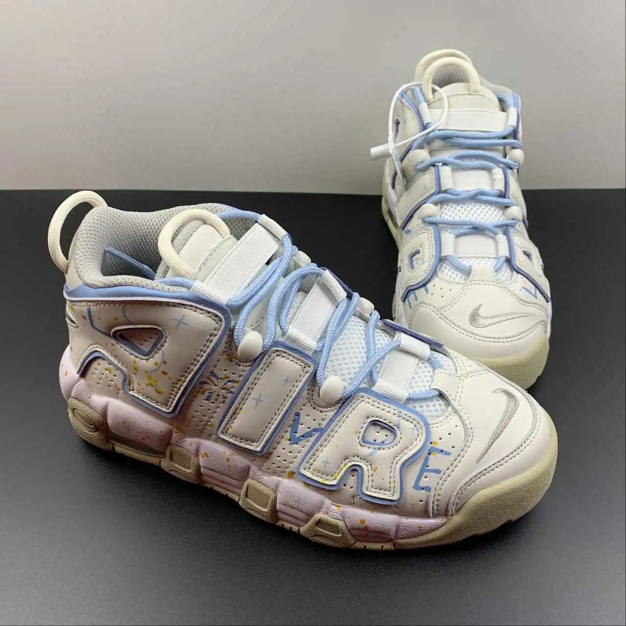 Nike Air More Uptempo White Blue – DM1023-001 thumbnail 4