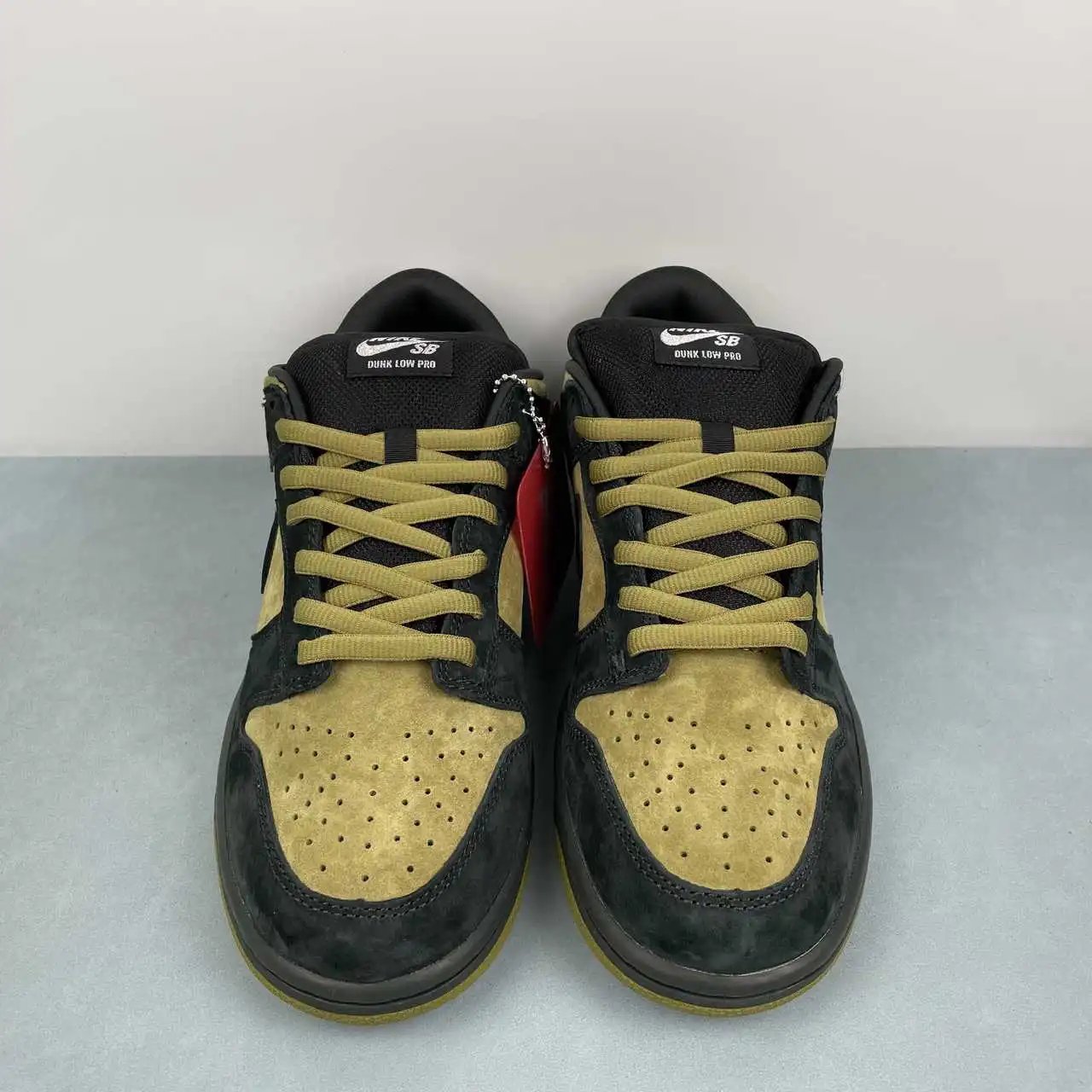 Nike Dunk Low Olive Green Black Color-Blocked – HQ8487-300 thumbnail 3