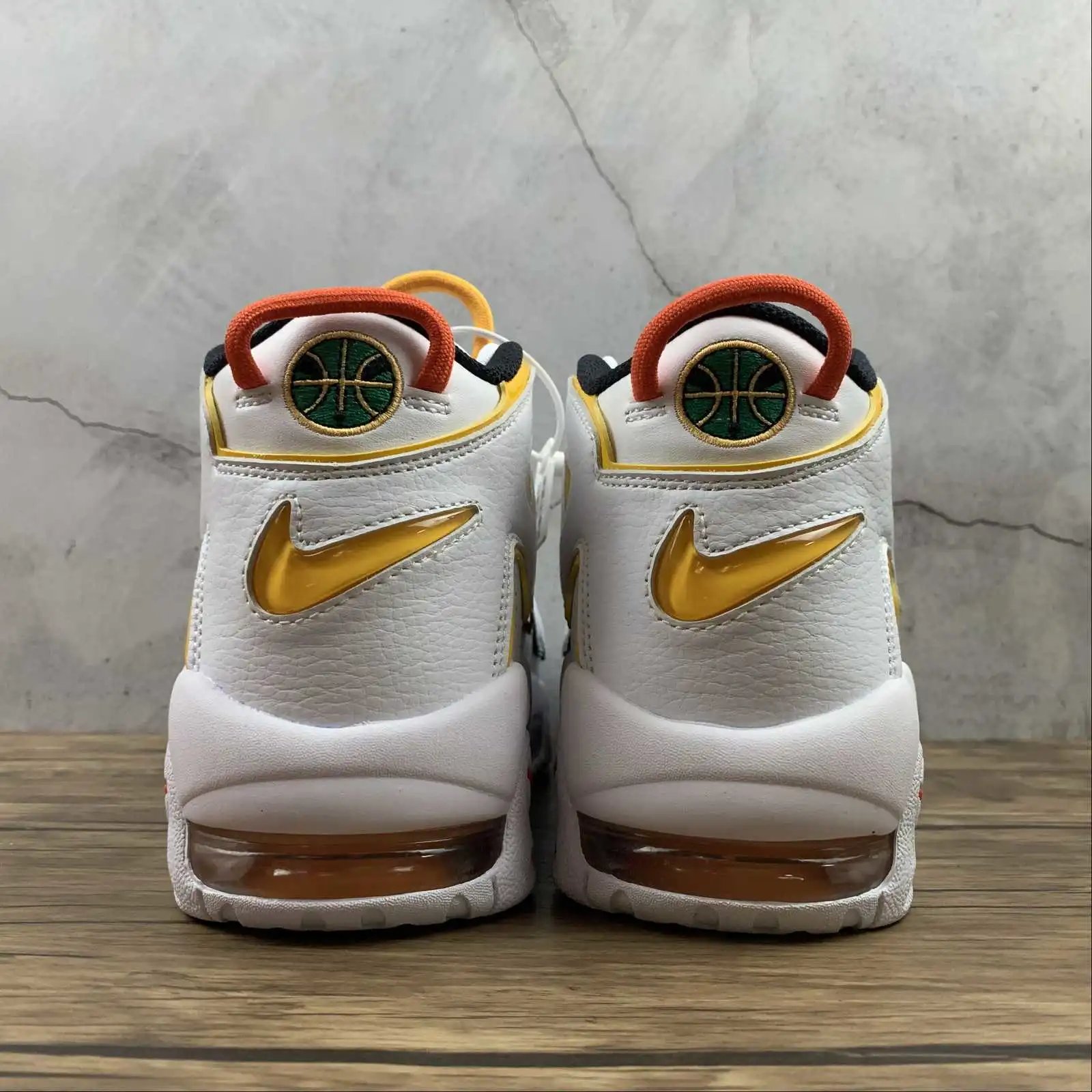 Air More Uptempo White Orange – DD9223-100 thumbnail 4