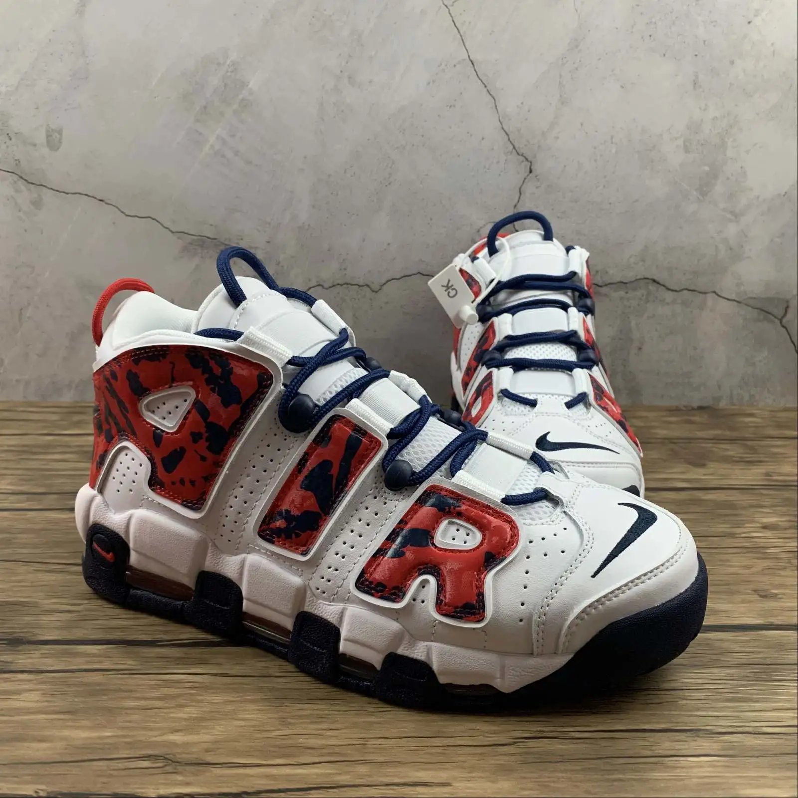 Air More Uptempo White Red Blue – CZ7885-100 thumbnail 2