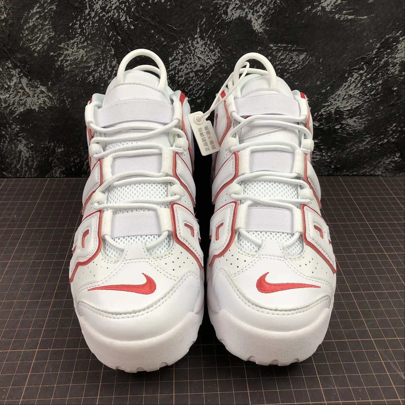 Air More Uptempo Red White thumbnail 3