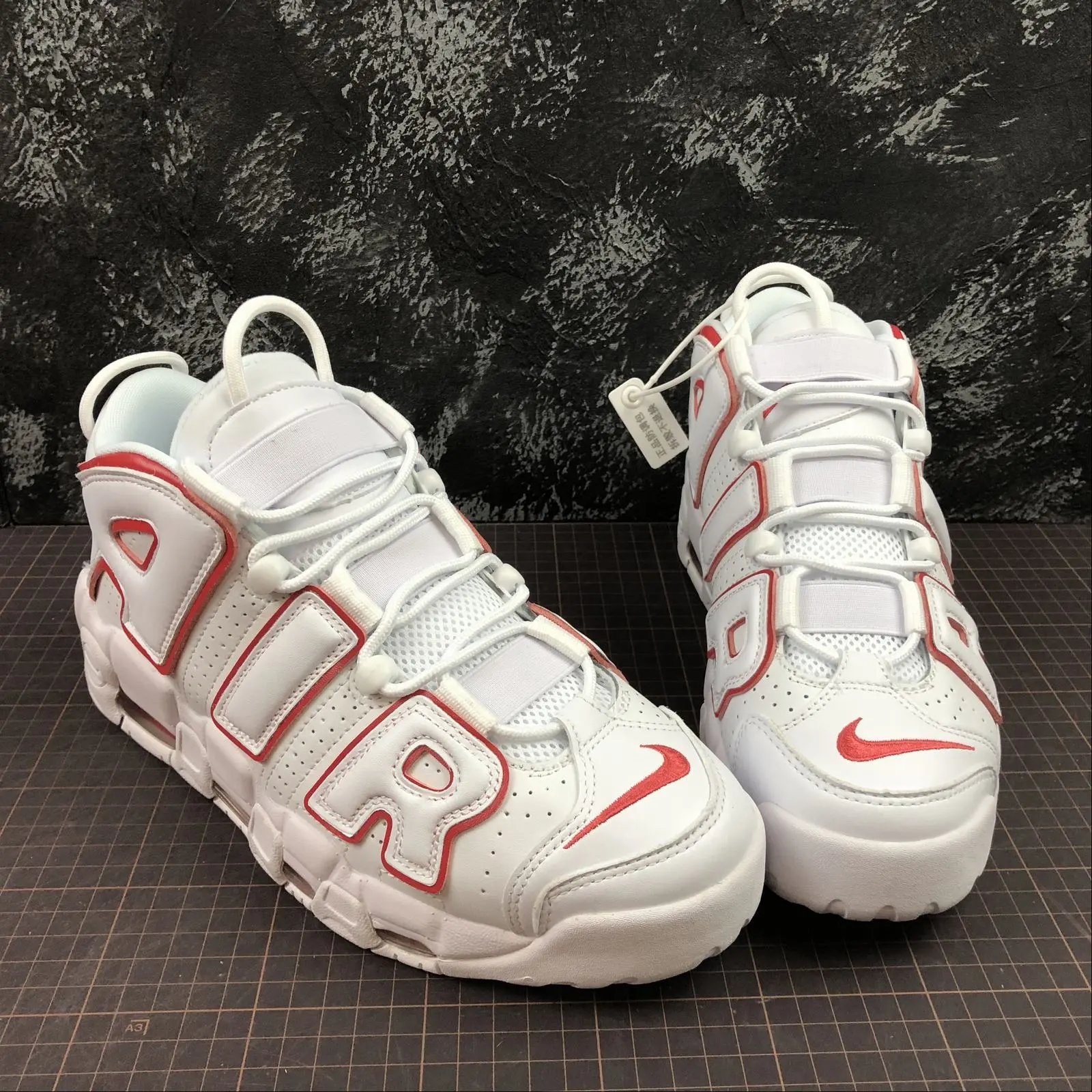 Air More Uptempo Red White thumbnail 2