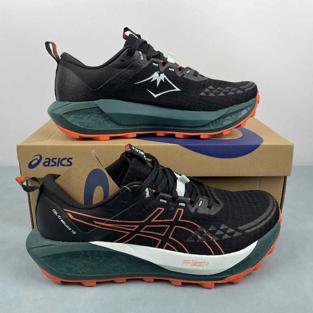 Asics GEL-Trabuco 13 黑橙绿 1011B973-001