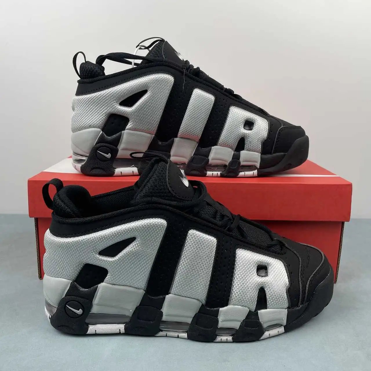 Nike Air More Uptempo Black Silver – FZ3055-001