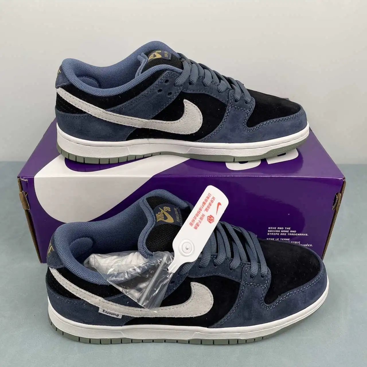 Nike Dunk Low Navy Black Grey – HF3063-002