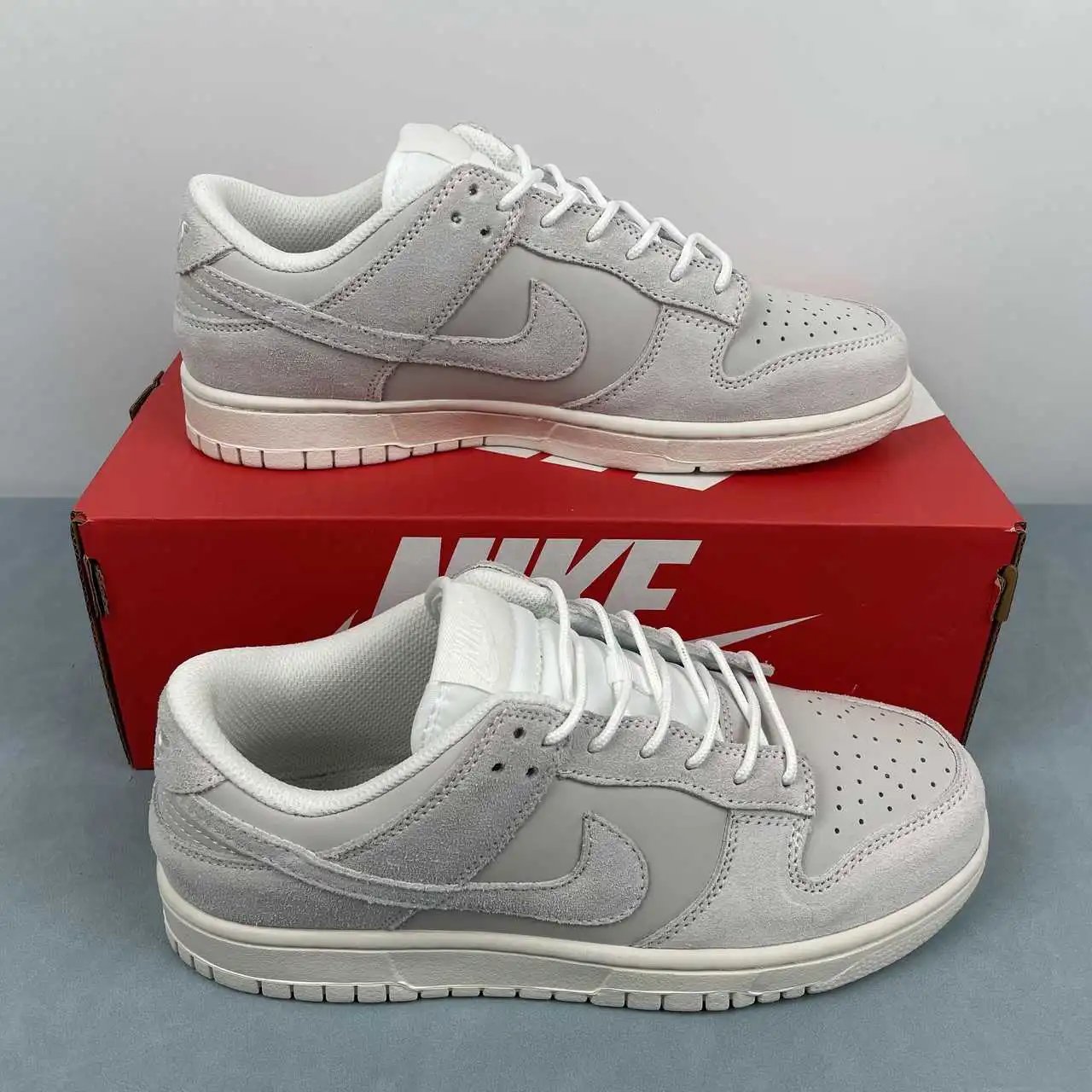 Nike Dunk Low Fog Grey Cream Color-Blocked – IB6651-003