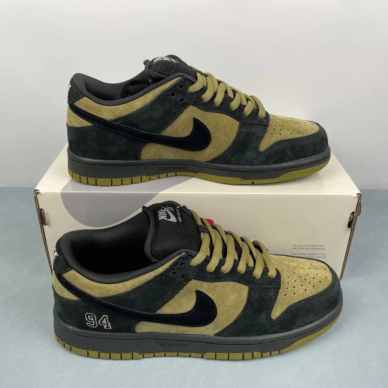 Nike Dunk Low Olive Green Black Color-Blocked – HQ8487-300