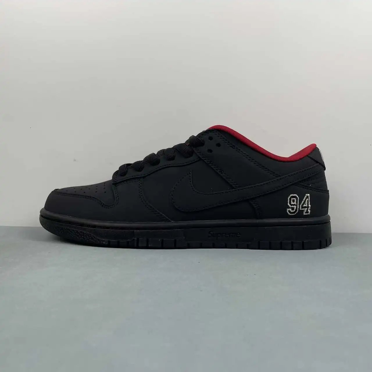 Nike Dunk Low Black Red – HQ8487-001 thumbnail 4