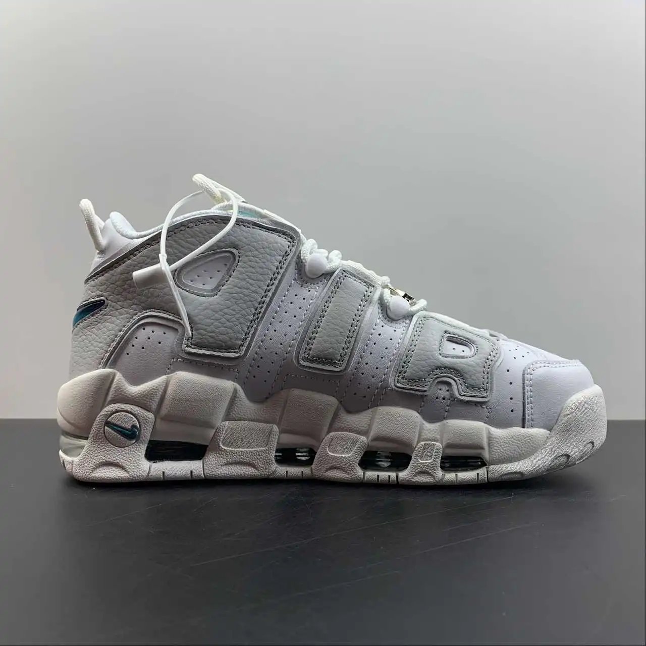 Nike Air More Uptempo White Grey Blue – DR7854-100 thumbnail 2