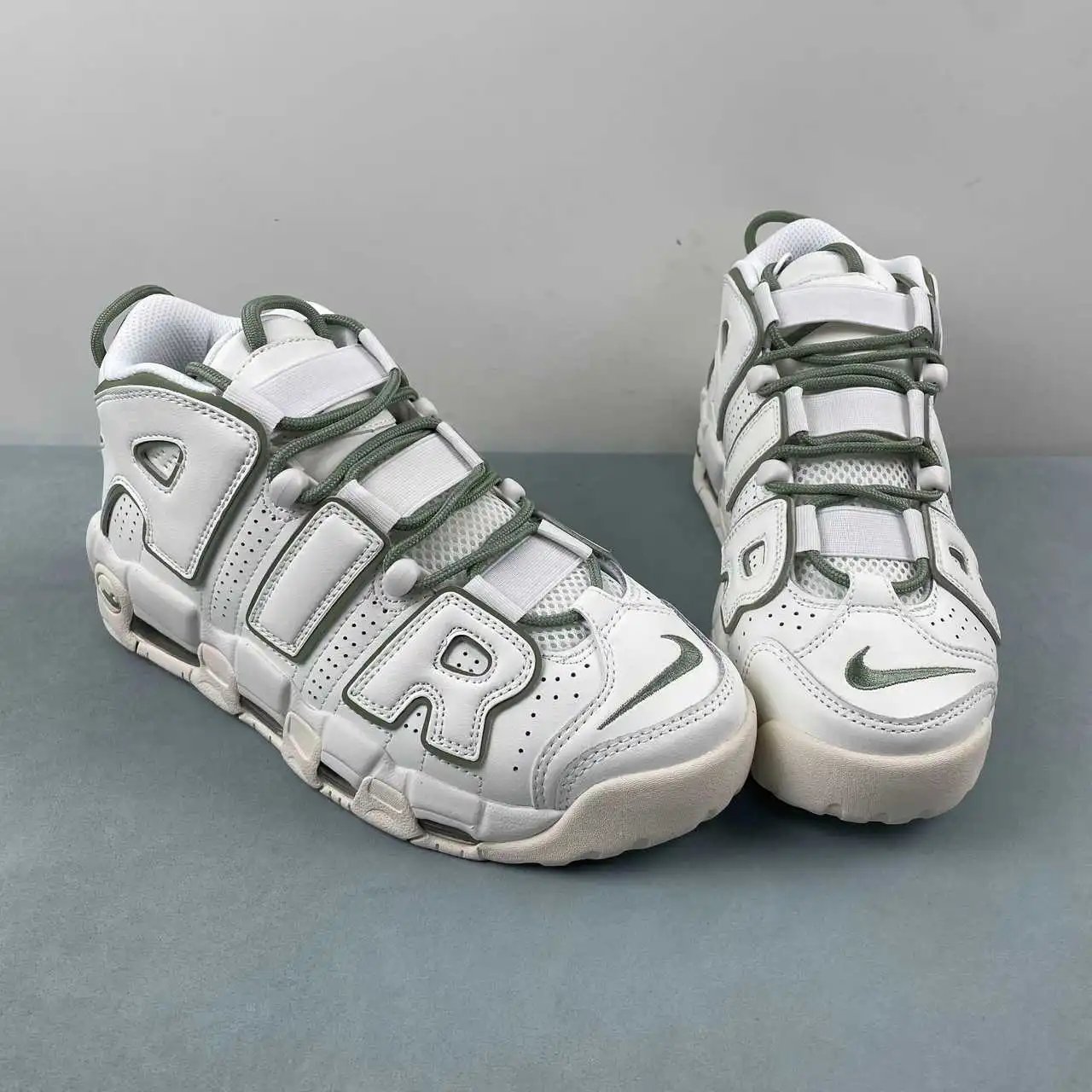 Nike Air More Uptempo Low White Green – FQ8211-100 thumbnail 2