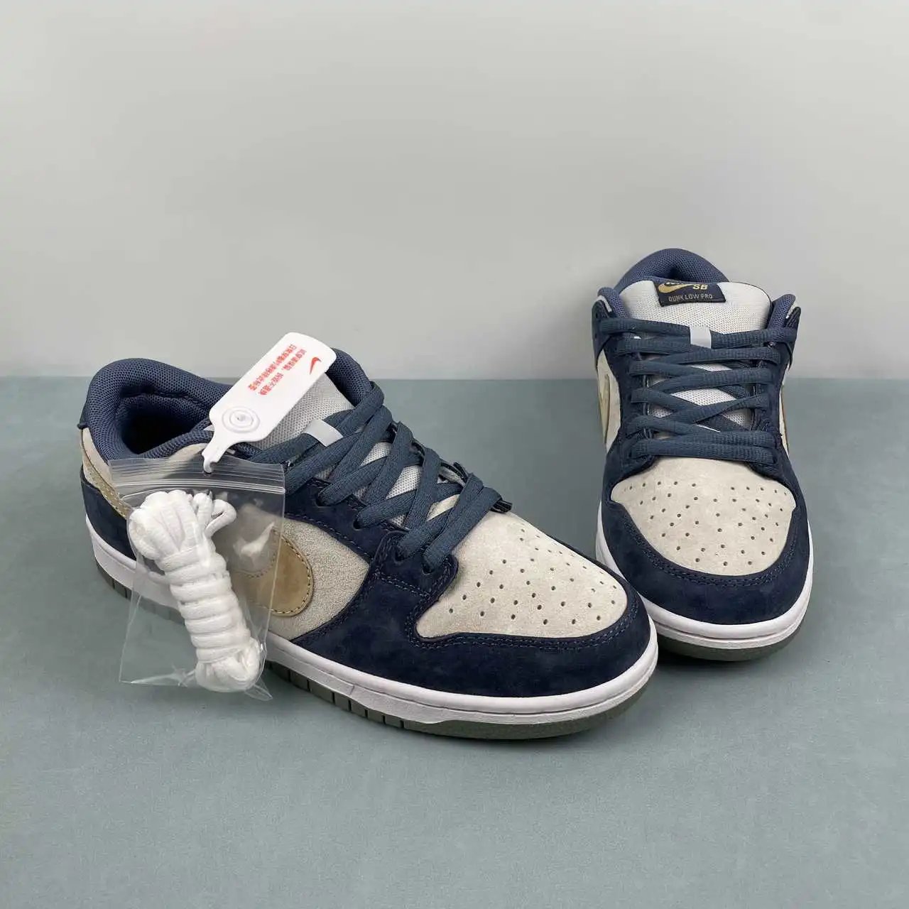 Nike Dunk Low Blue Off-White Brown Color-Blocked – HF3063-002 thumbnail 2