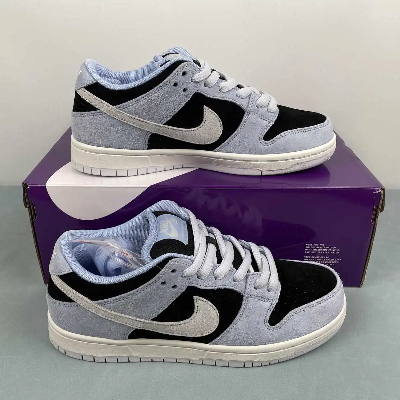 Nike Dunk Low Black Blue White Color-Blocked – HF3063-400