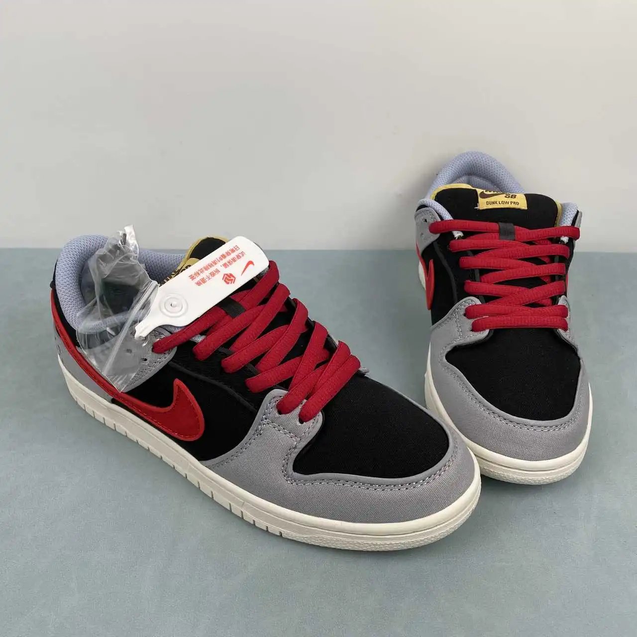 Nike Dunk Low Black Grey Red – FN5880-001 thumbnail 2