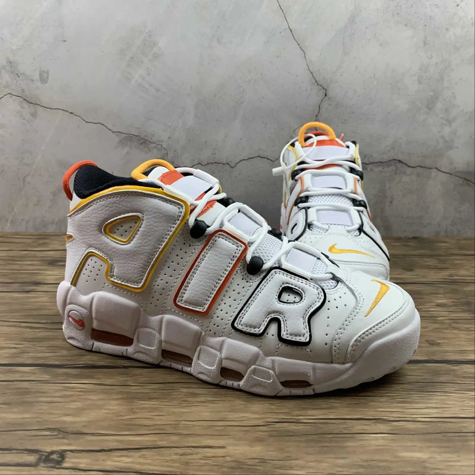 Air More Uptempo White Orange – DD9223-100 thumbnail 2