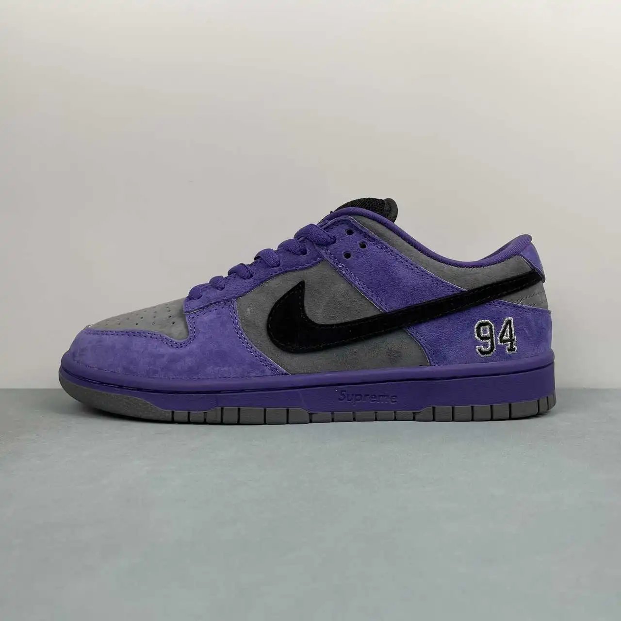 Nike Dunk Low Purple Grey Black thumbnail 4