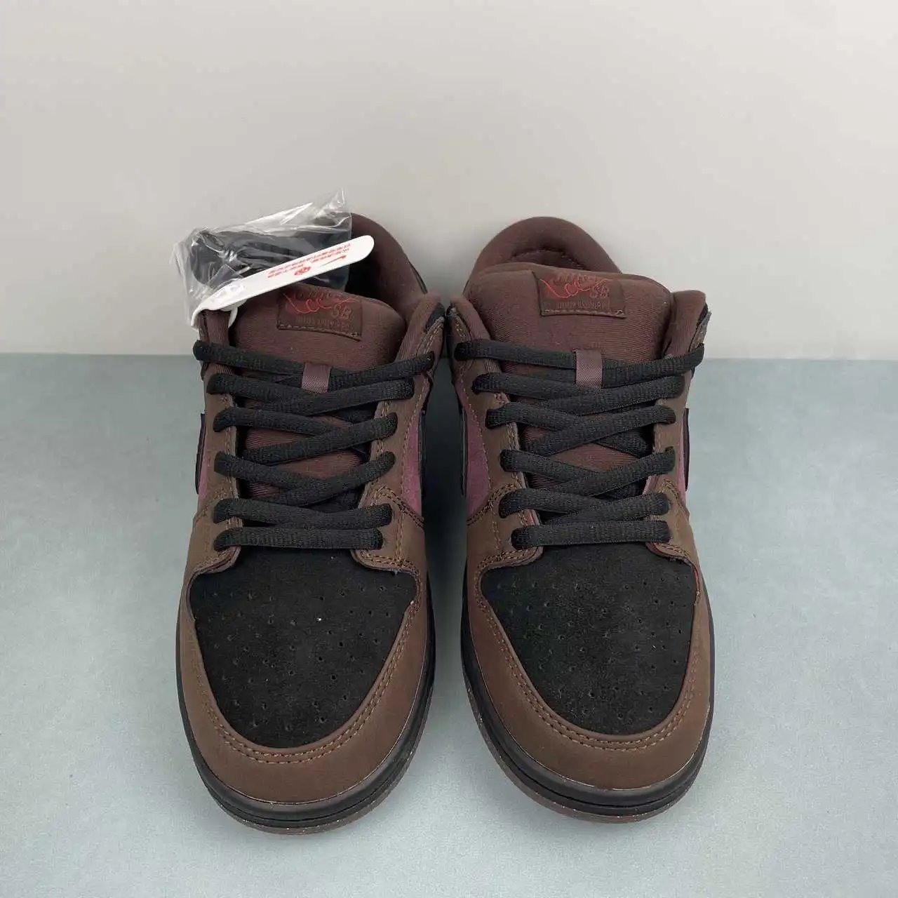 Nike Dunk Low Brown Purple Black Color-Blocked thumbnail 3