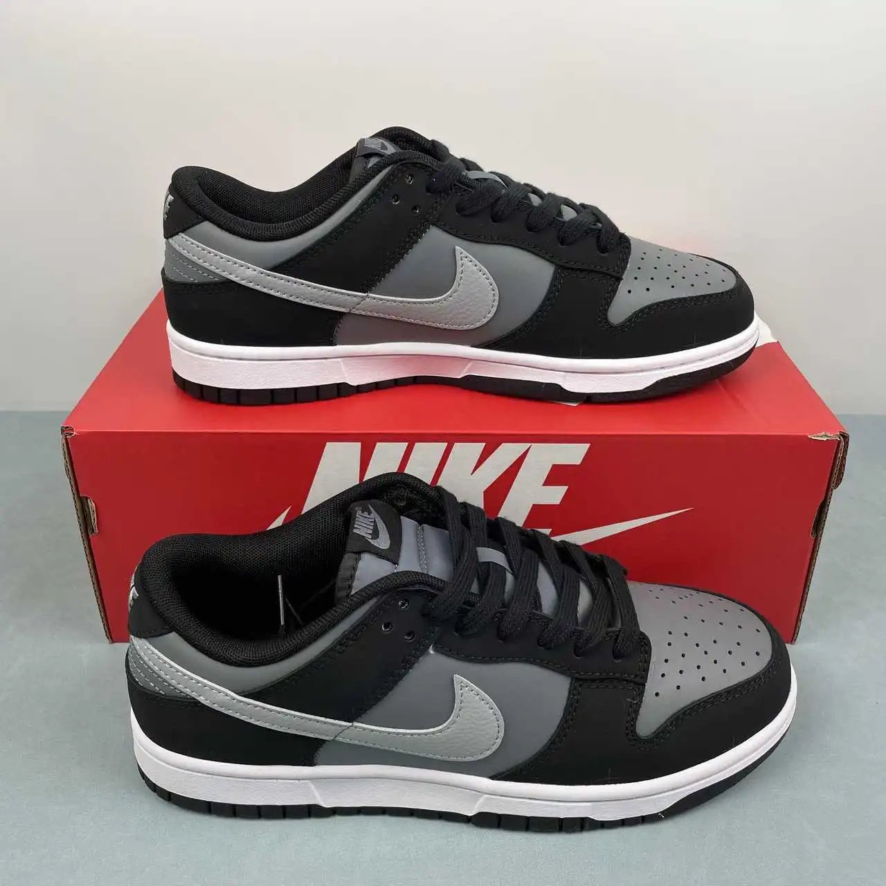 Nike Dunk Low Black White Grey Color-Blocked – IB3079-001