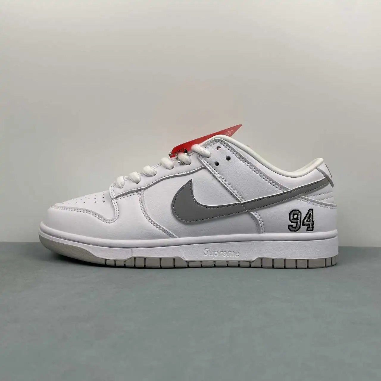 Nike Dunk Low Grey White Color-Blocked – HQ8487-100 thumbnail 4