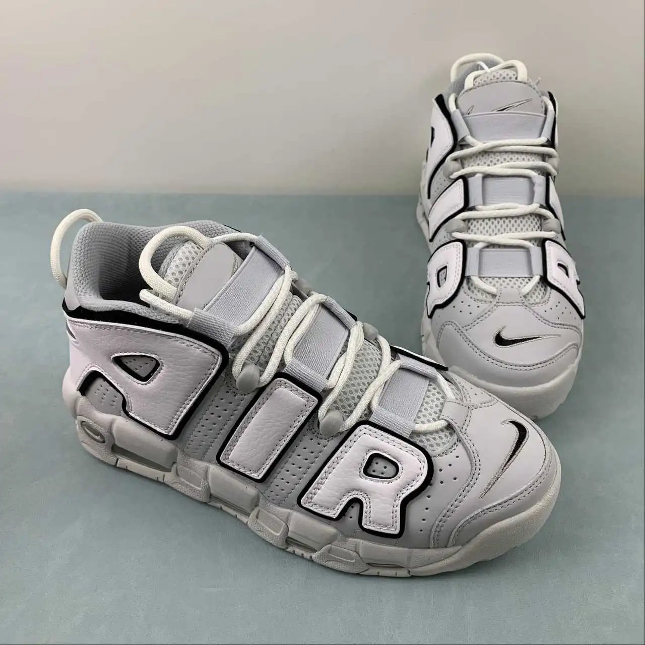 Nike Air More Uptempo White Grey – FB3021-001 thumbnail 2