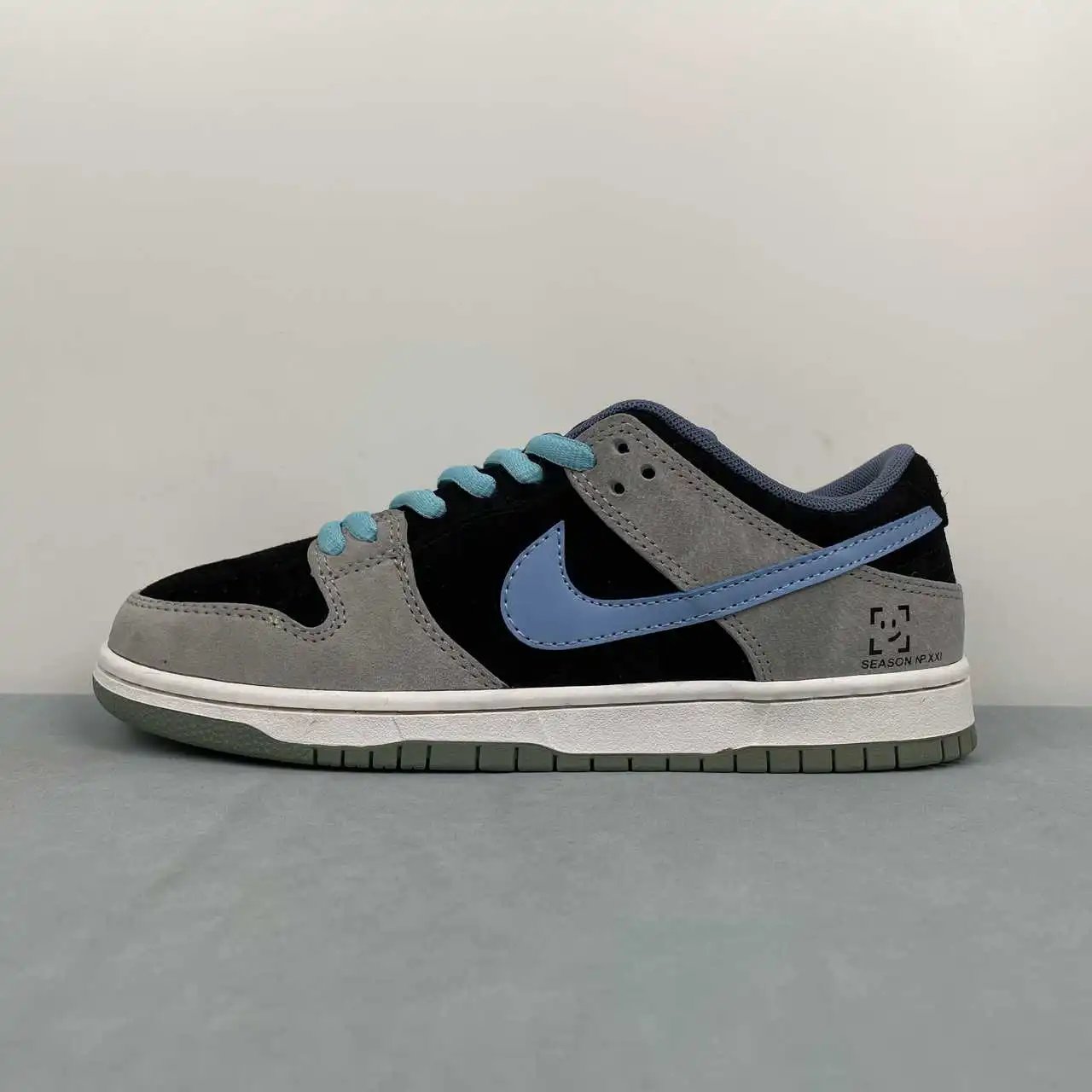 Nike Dunk Low Black Grey Blue – HF3063-002 thumbnail 4