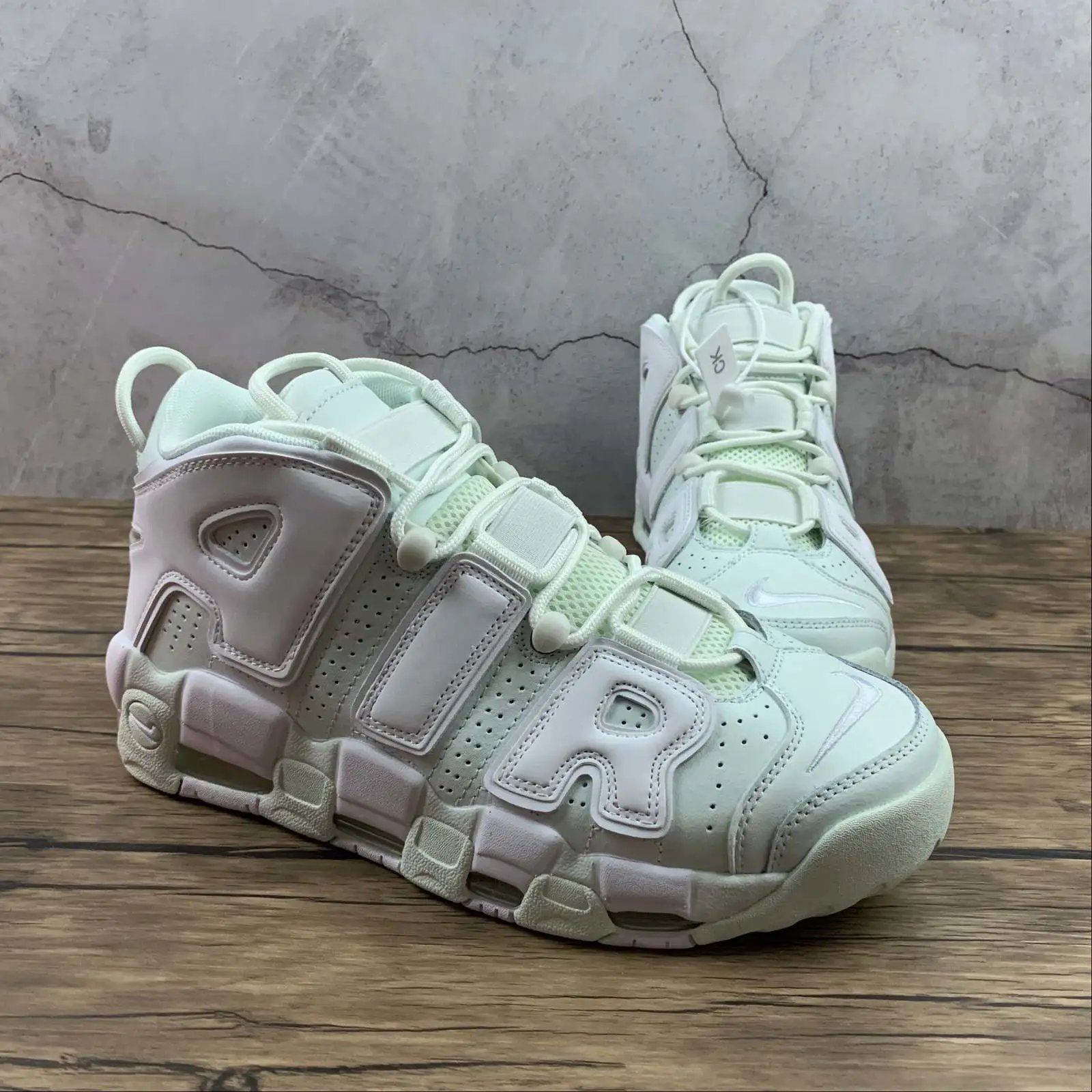 Nike Air More Uptempo White Mint thumbnail 2