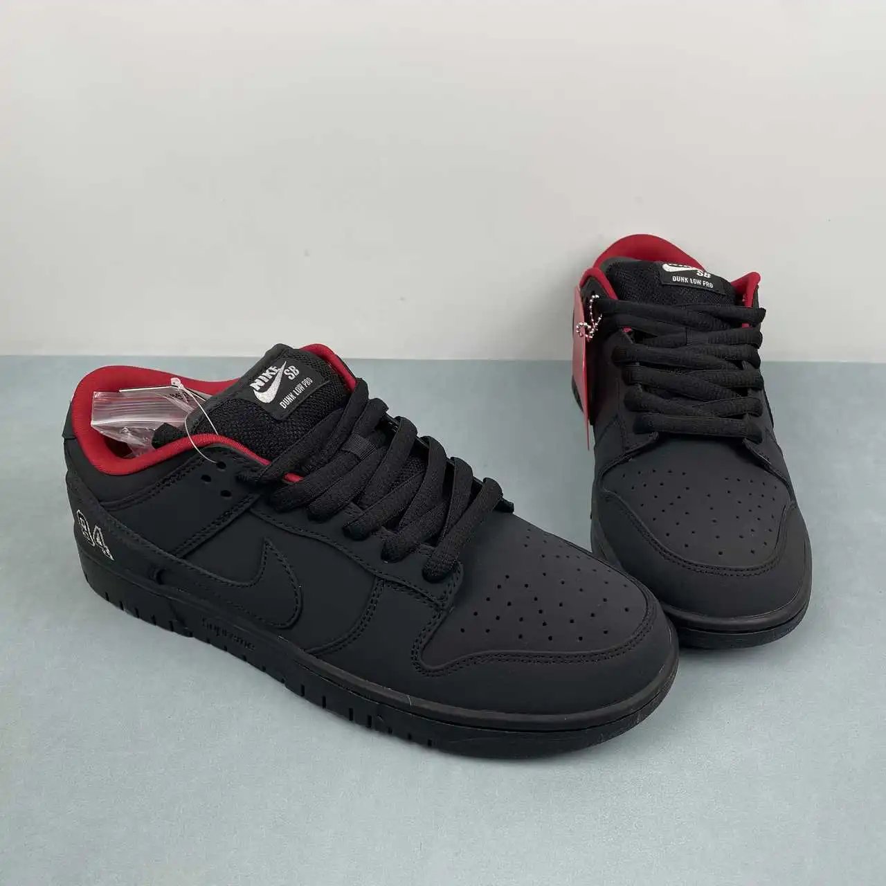 Nike Dunk Low Black Red – HQ8487-001 thumbnail 2