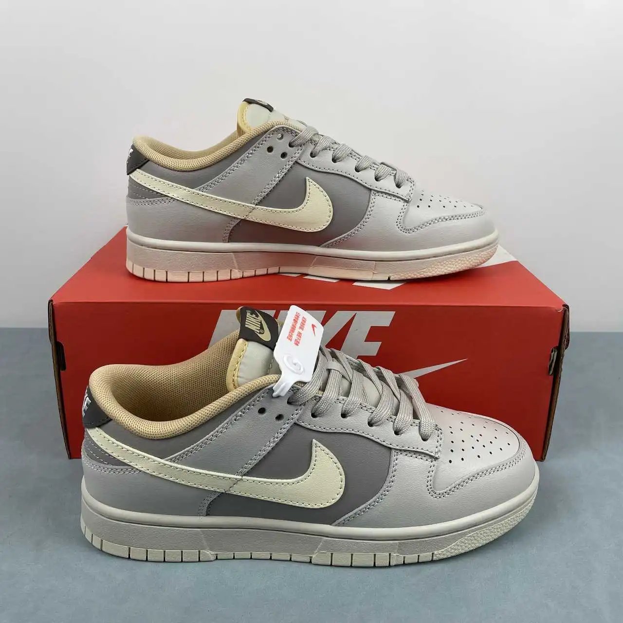 Nike Dunk Low Grey Off-White Color-Blocked – IB4503-072
