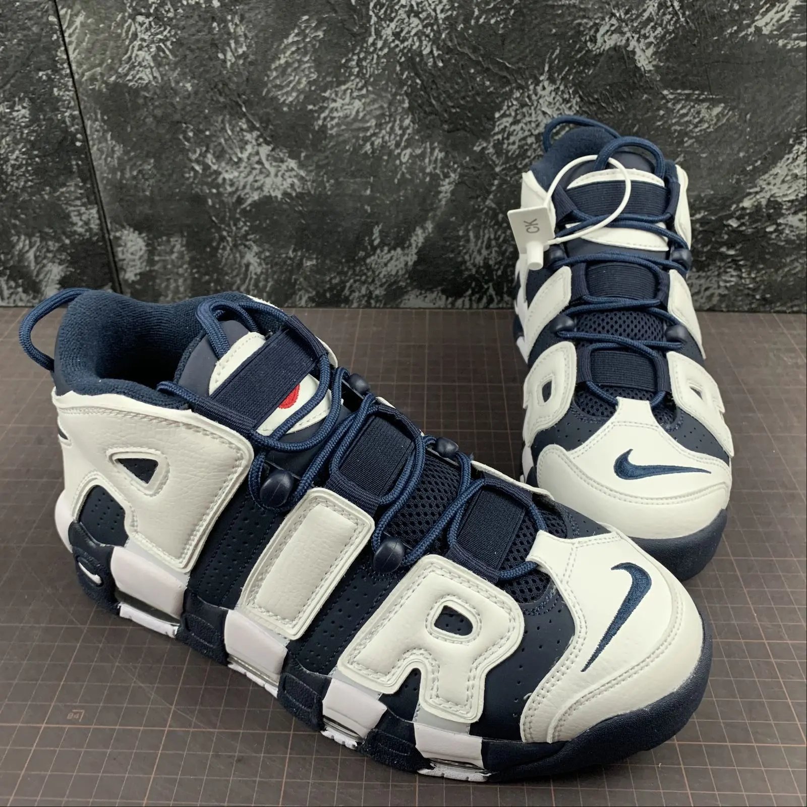 Nike Air More Uptempo Navy Blue thumbnail 2