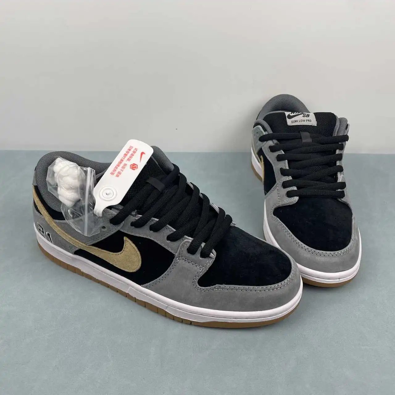 Nike Dunk Low Black Grey Gold – BQ6817-204 thumbnail 2