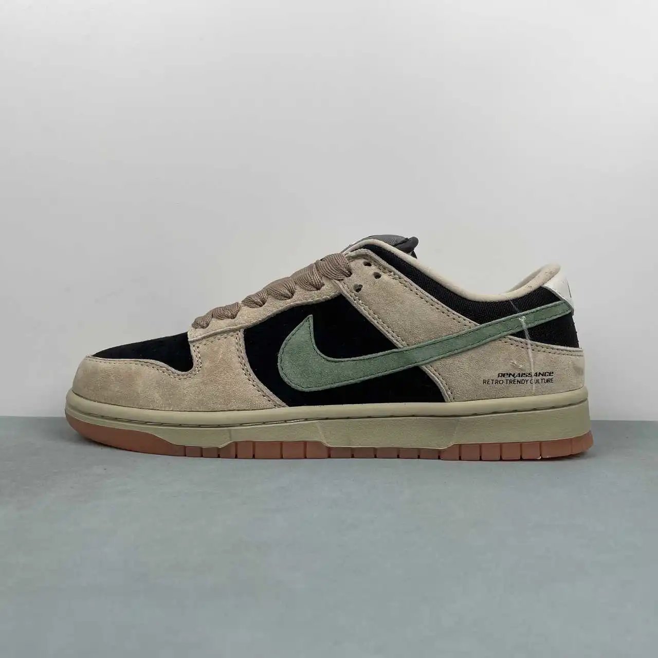 Nike Dunk Low Khaki Black Green Color-Blocked – HJ0367-200 thumbnail 4