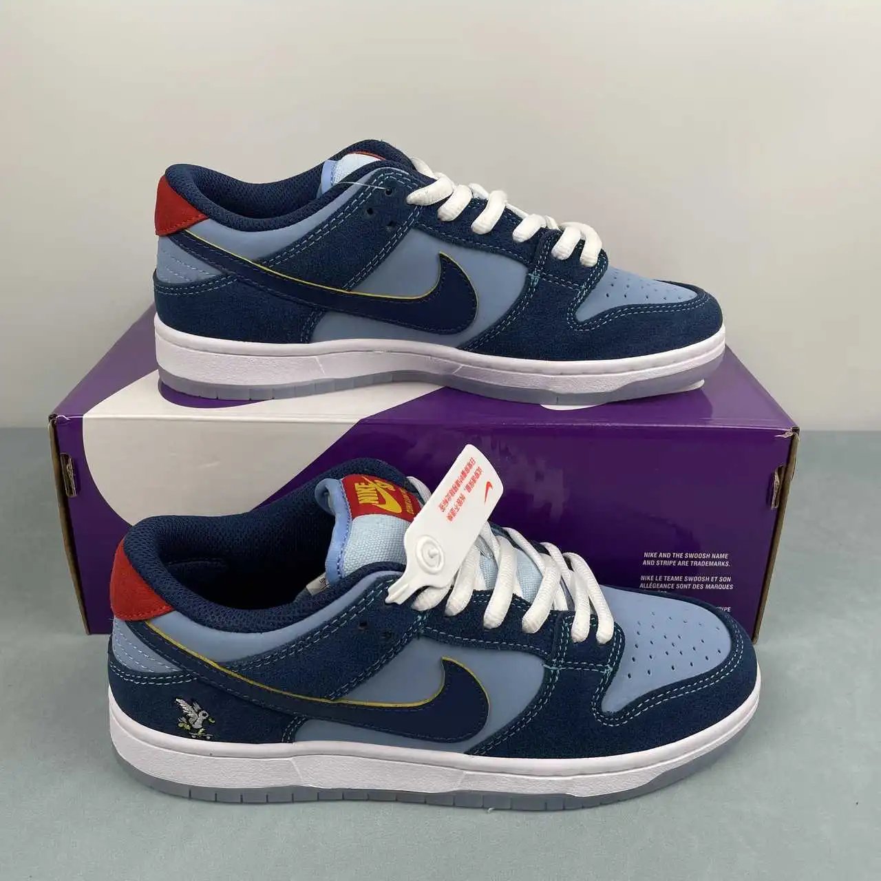 Nike Dunk Low Red Blue Color-Blocked – DX5549-400