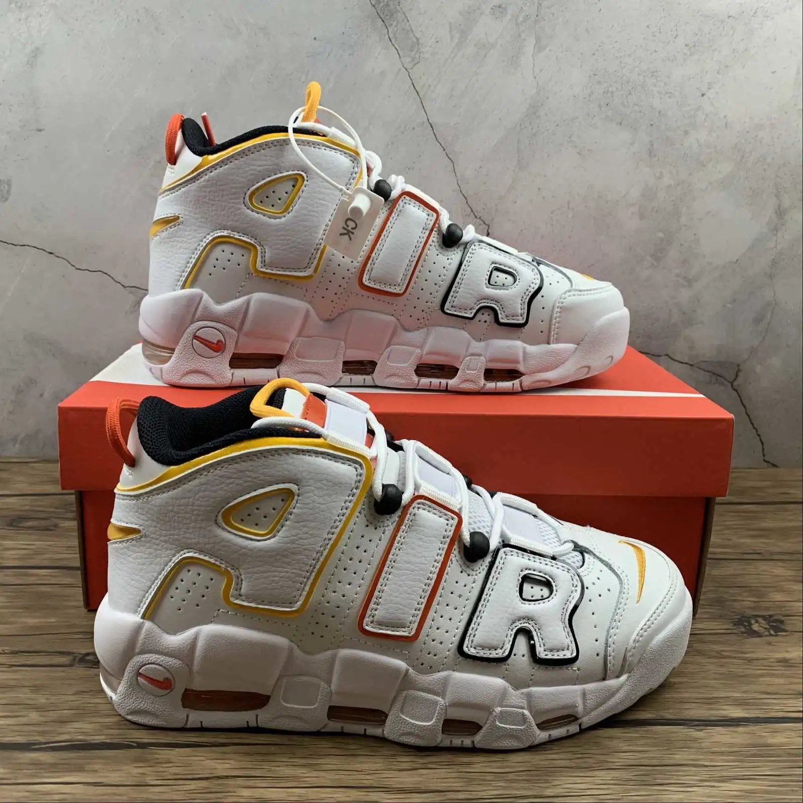 Air More Uptempo White Orange – DD9223-100