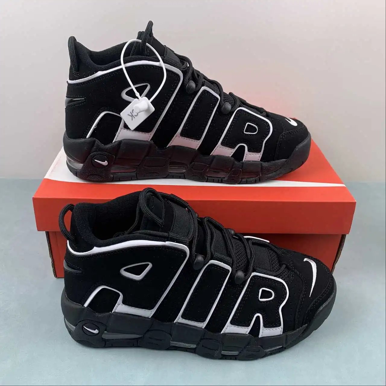 Air More Uptempo Black White – FV2291-001