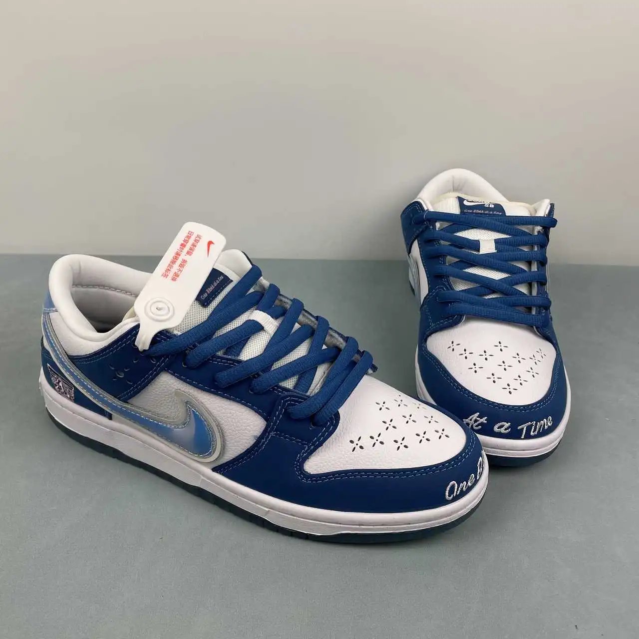 Nike Dunk Low Blue White Print – FN7819-400 thumbnail 2