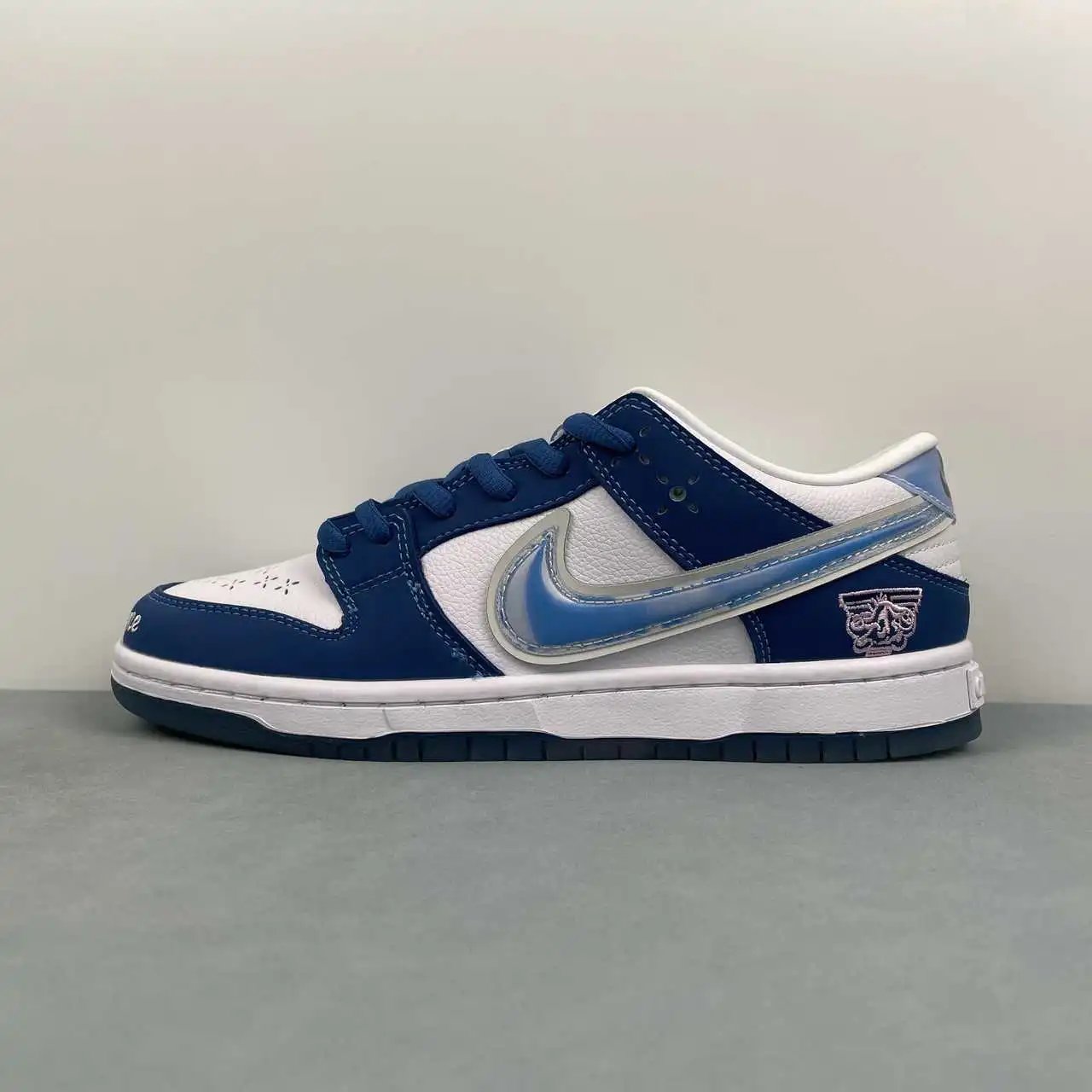Nike Dunk Low Blue White Print – FN7819-400 thumbnail 4